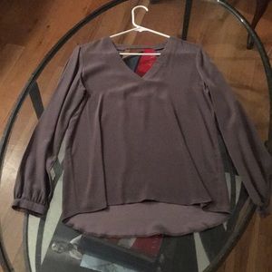 Grey Amanda Uprichard silk blouse